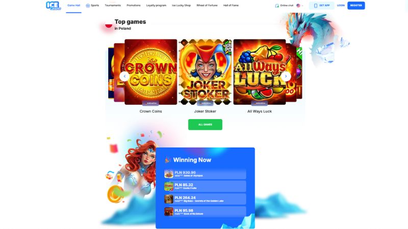 IceCasino screenshot